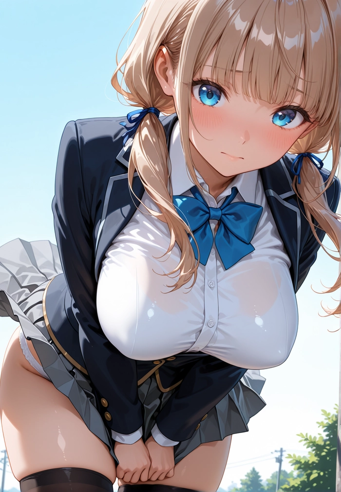 Hình ảnh anime nữ học sinh dễ thương tinh khôi