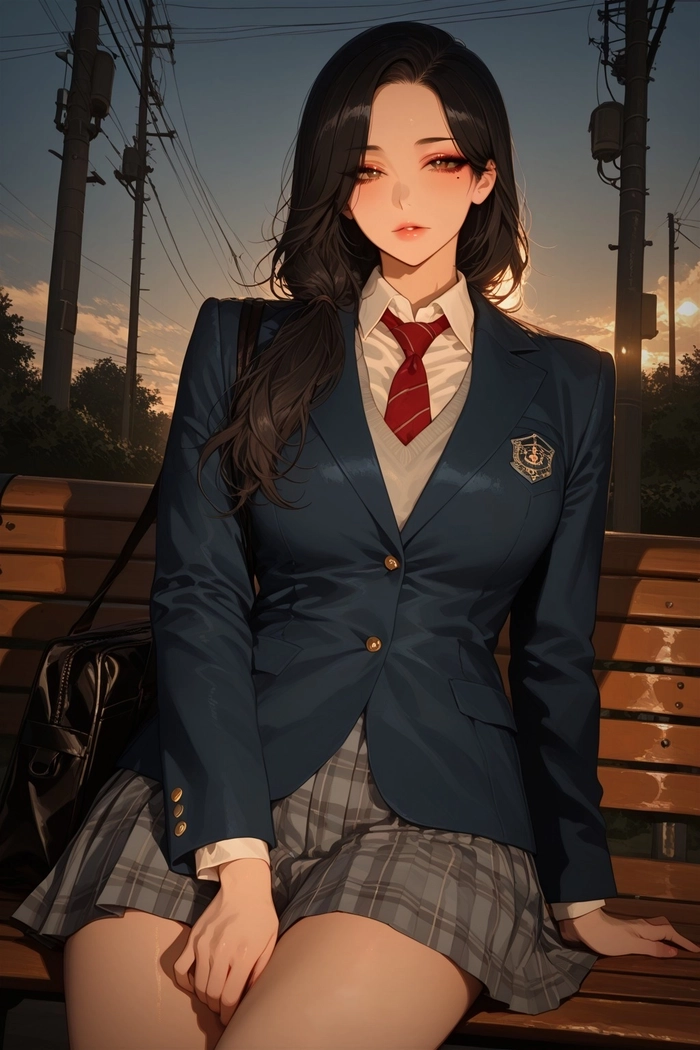Hình ảnh anime nữ ngầu 3d sống động