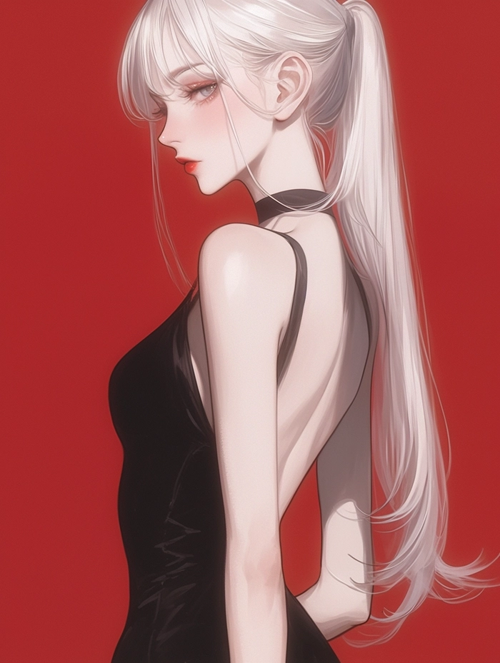 Hình ảnh anime nữ ngầu cute dễ thương