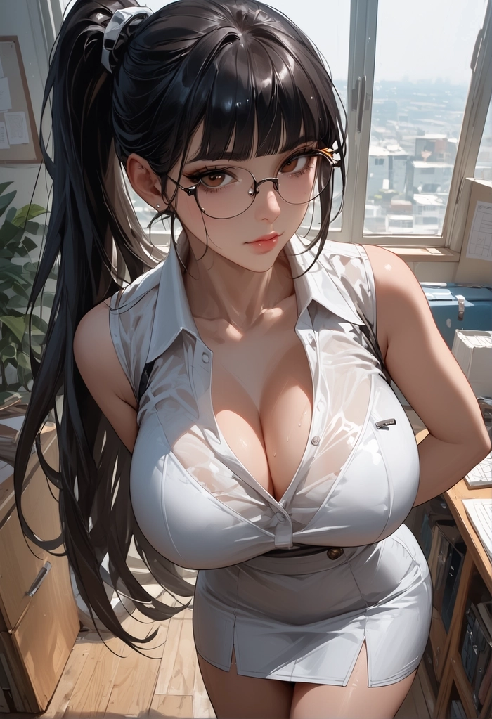 Hình ảnh anime nữ ngầu đeo khẩu trang độc đáo