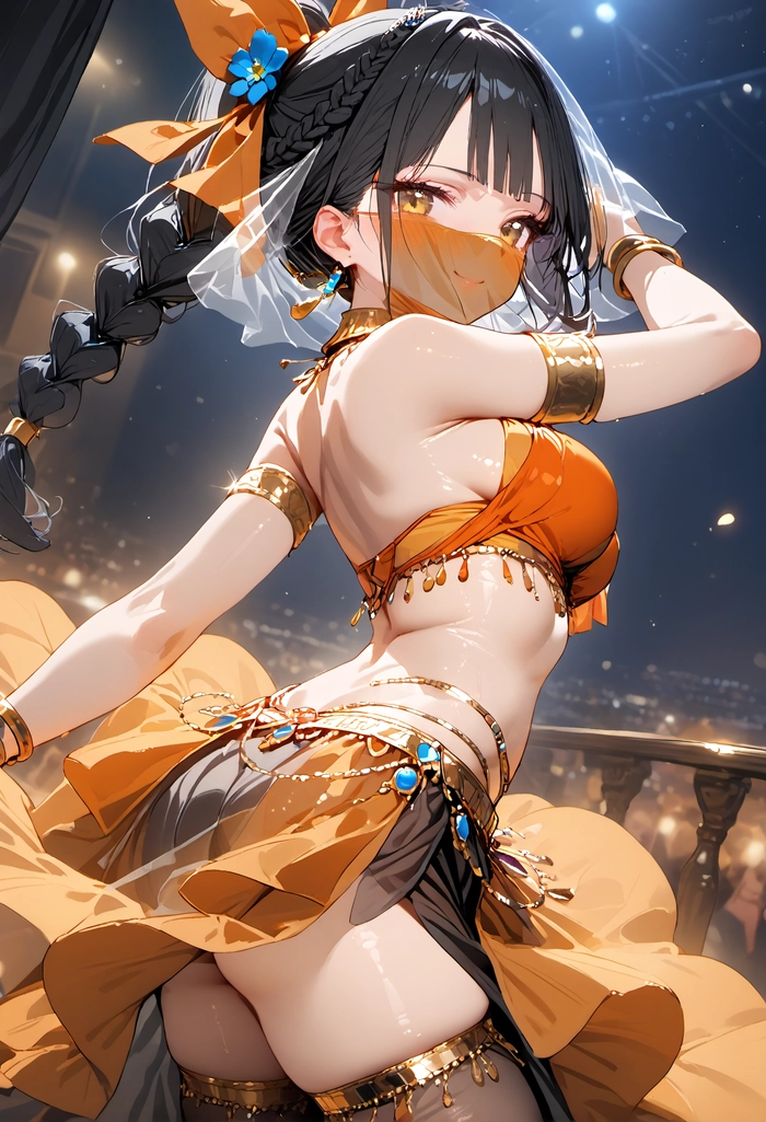 Hình ảnh anime nữ ngầu lạnh lùng che khẩu trang