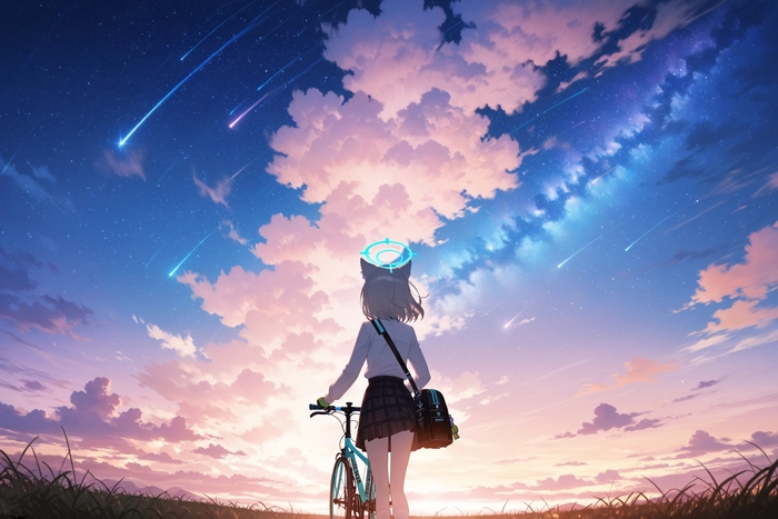 Hình ảnh buồn đẹp nữ anime phong cách chill