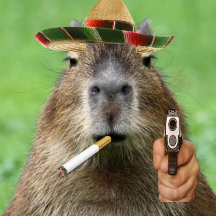 Hình ảnh capybara meme cute hài