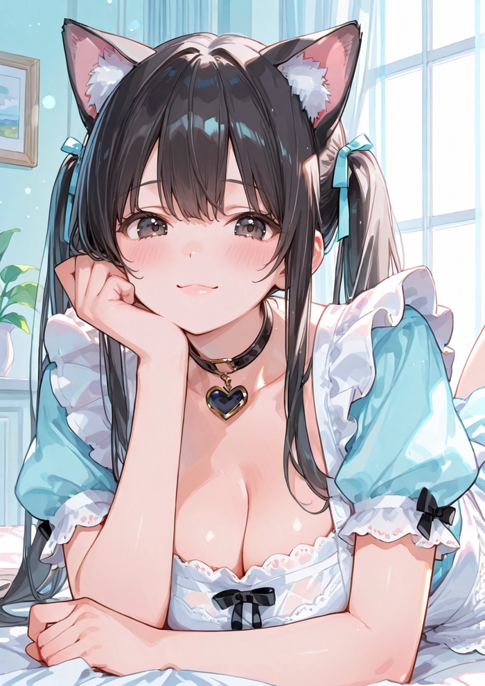 Hình ảnh cô gái cute anime trong sáng