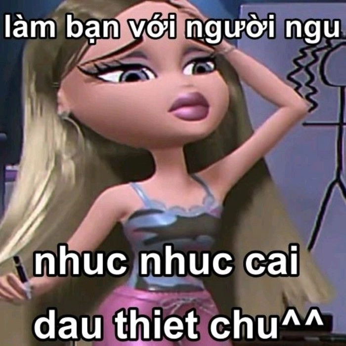 Hình ảnh meme chửi ngu cực độc