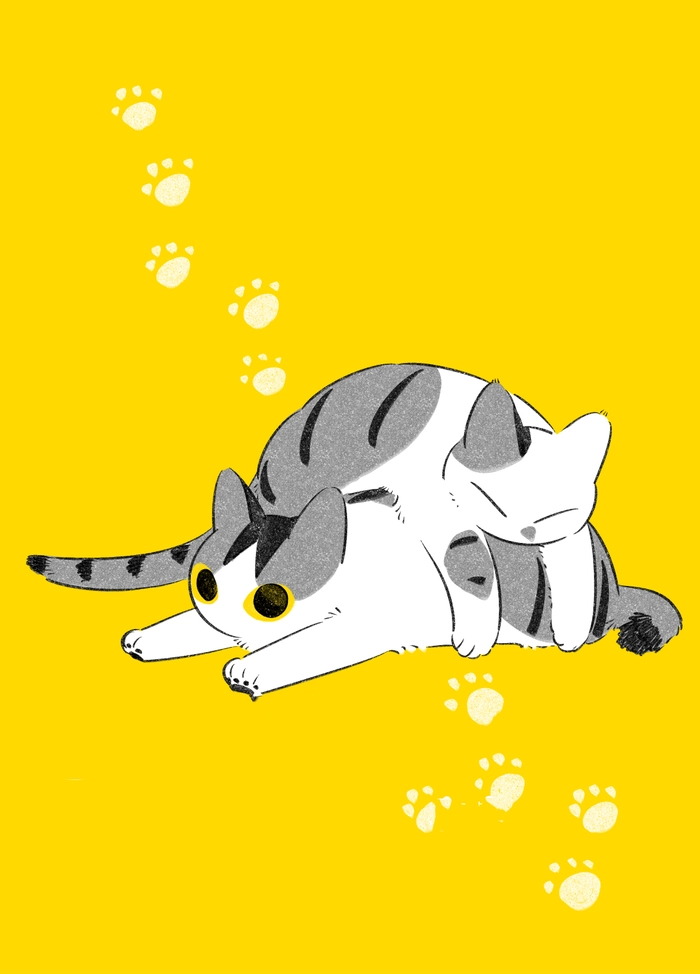 Hình ảnh mèo anime cute đáng yêu