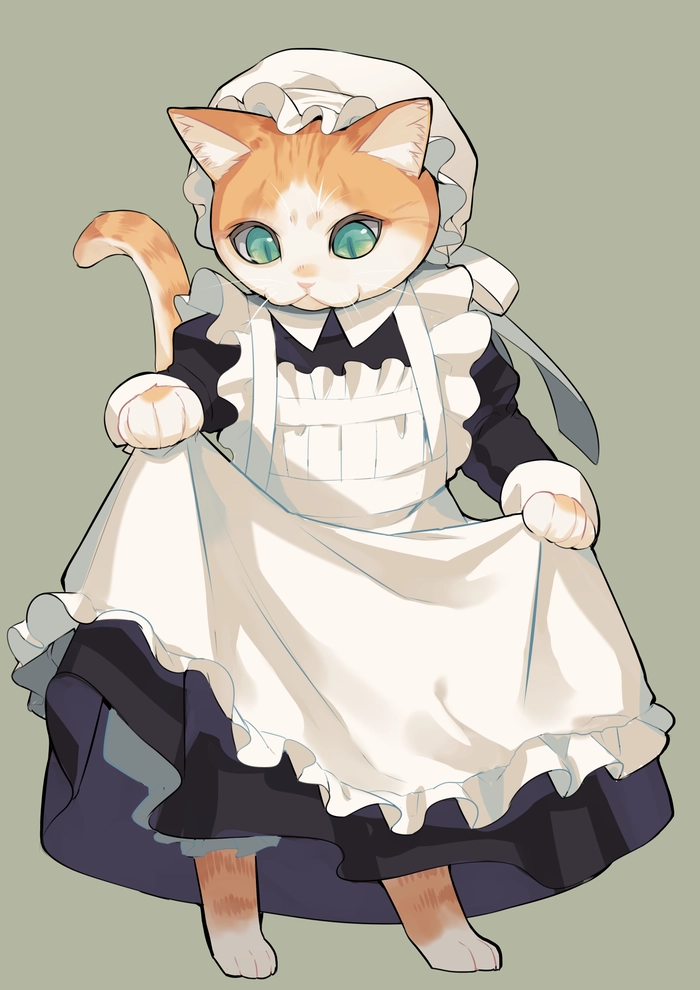 Hình ảnh mèo anime đẹp dễ thương