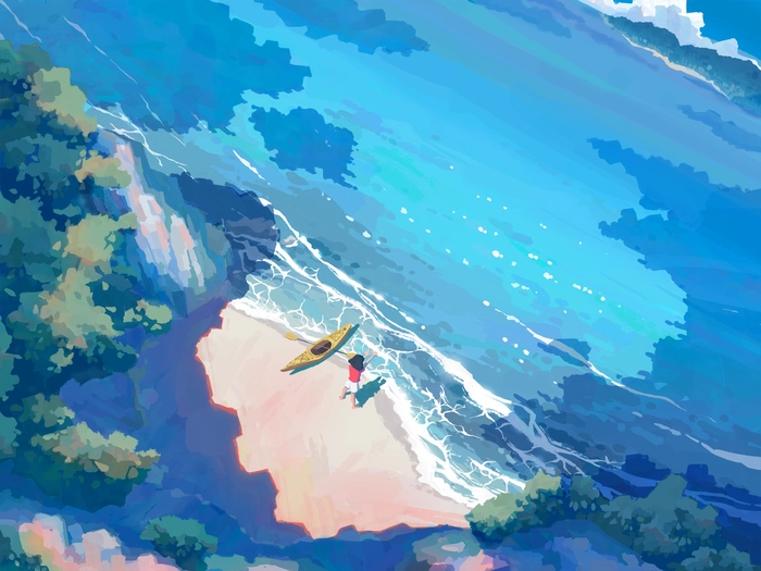 Hình ảnh phong cảnh đẹp anime siêu lãng mạn