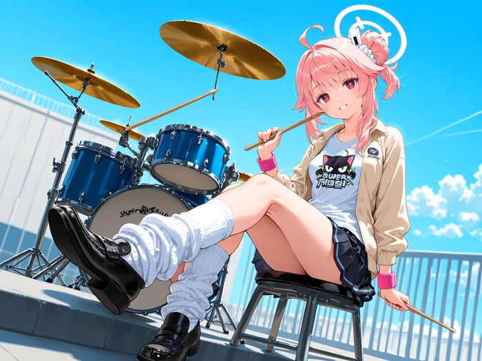 Hình anime Yutori Natsu Blue Archive cute