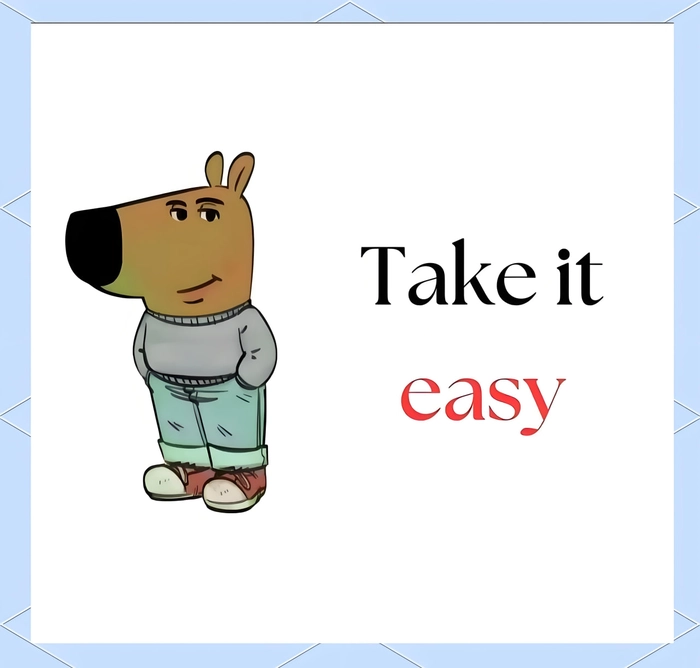 Hình meme Chill Guy chế bá đạo hài hước
