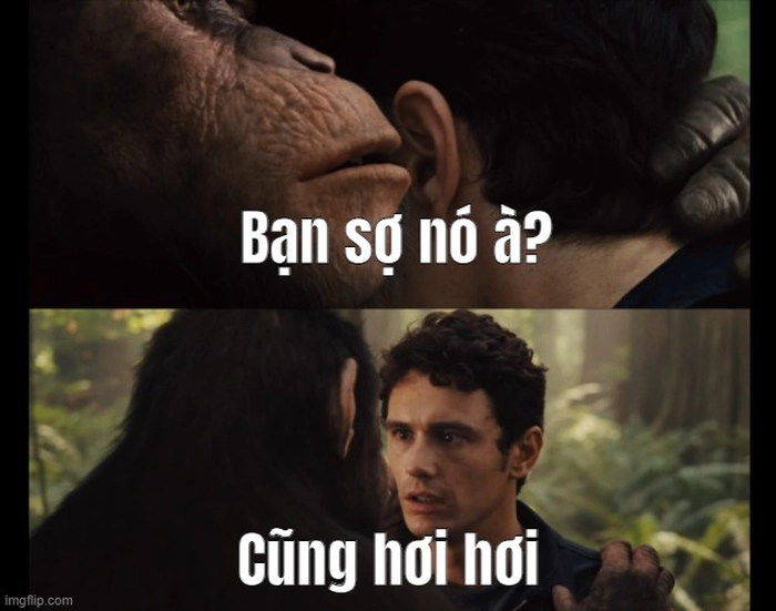 Hình meme bạn sợ à lầy lội