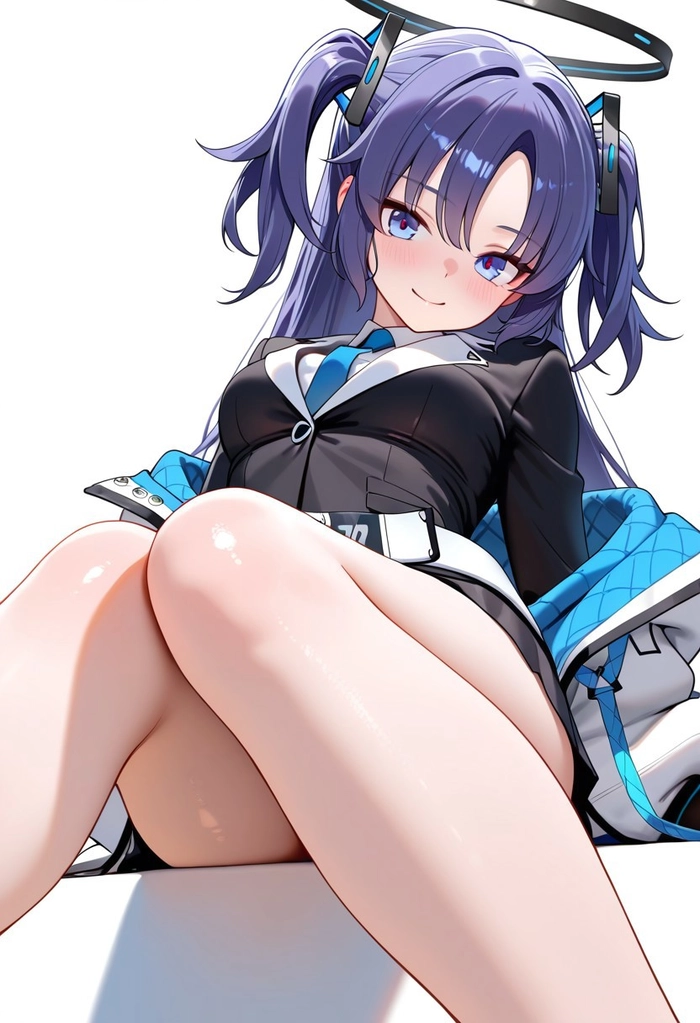 Hình nền Blue Archive Yuuka sắc sảo