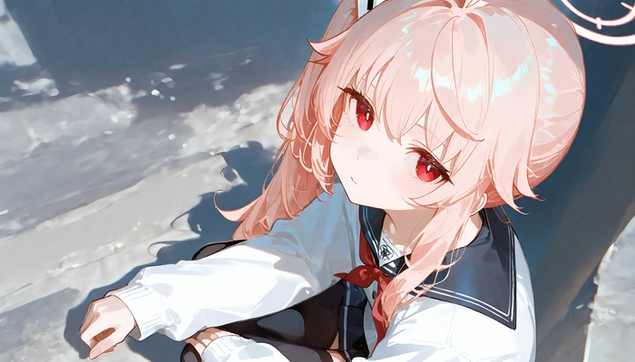 Hình nền Natsu Blue Archive ngầu lạnh lùng