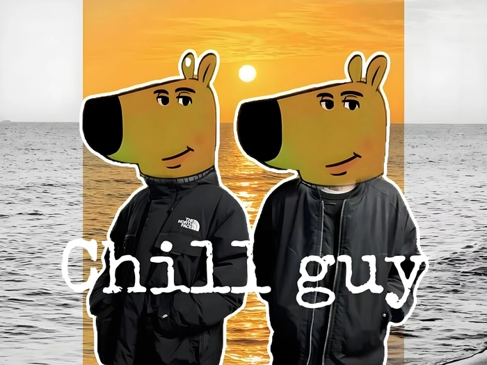 Meme Chill Guy cười thả ga cực vui