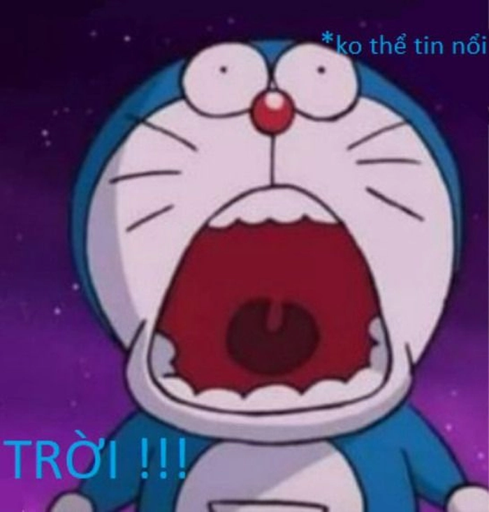 Meme Doraemon mặt hài siêu bựa
