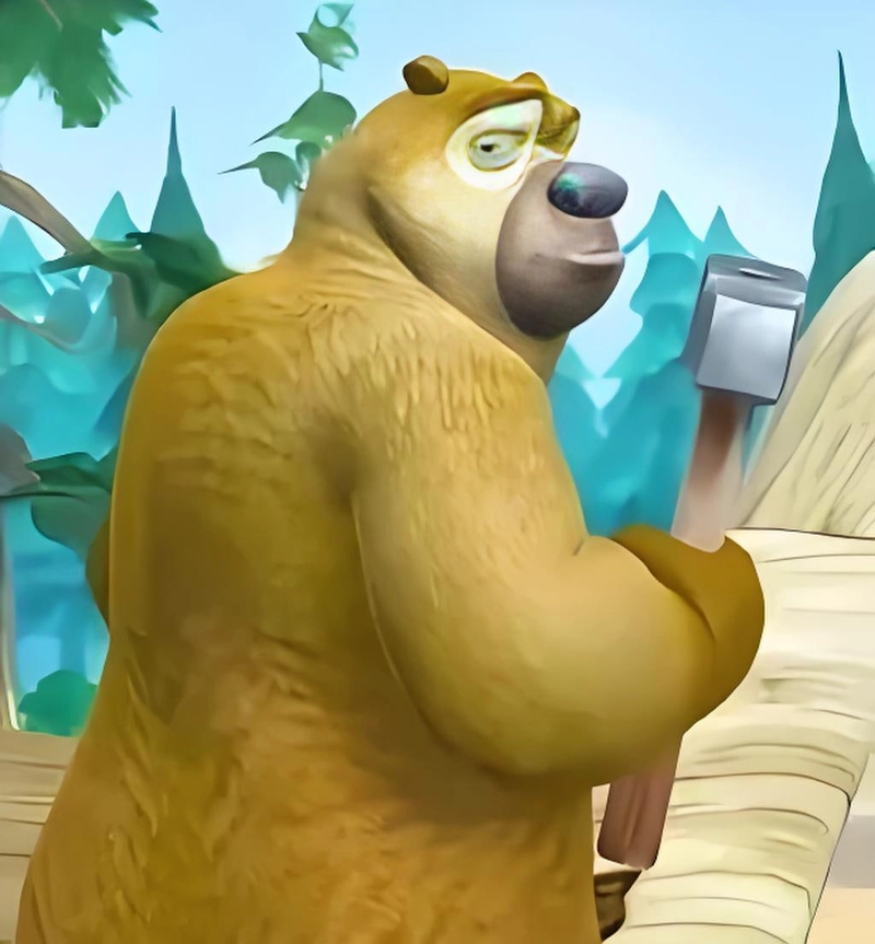 Meme Gấu Boonie hài hước duyên dáng