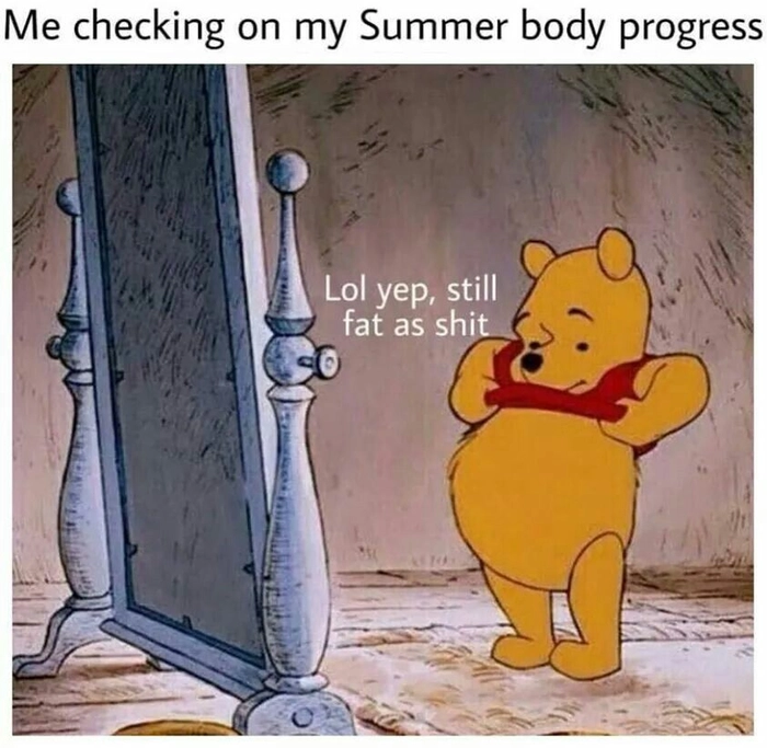 Meme Gấu Pooh ngây thơ đáng yêu