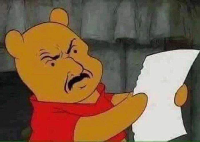 Meme Gấu Pooh troll siêu hài