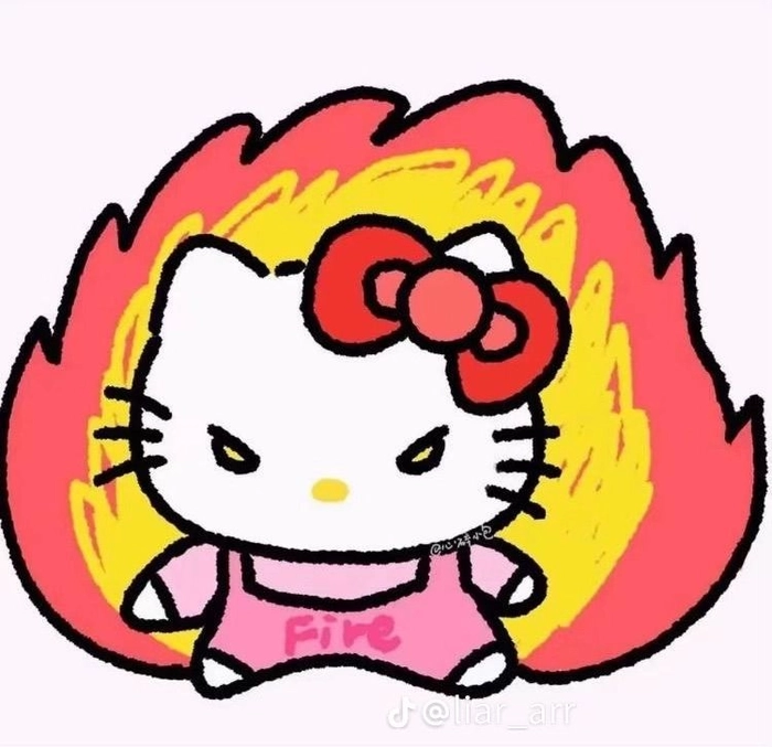 Meme Hello Kitty hài khó đỡ