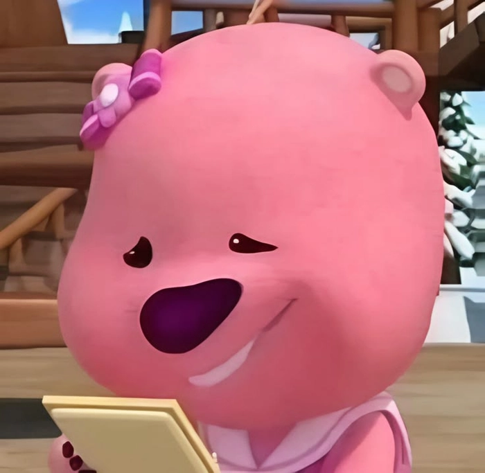 Meme Loopy hồng dễ thương hài hước