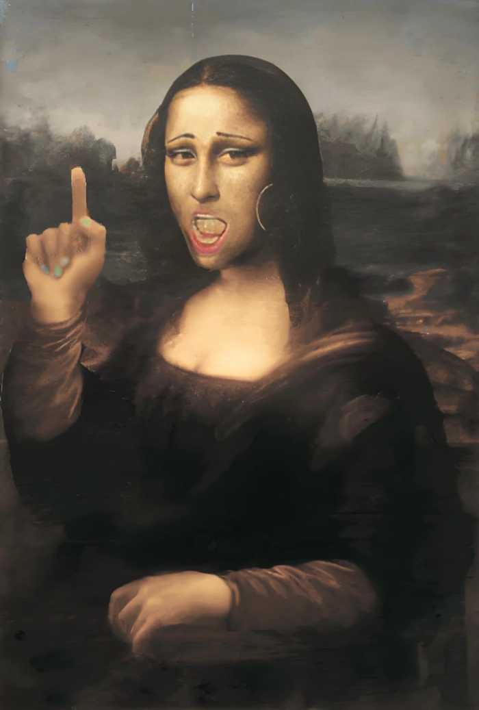 Meme Mona Lisa chế bá đạo lan truyền