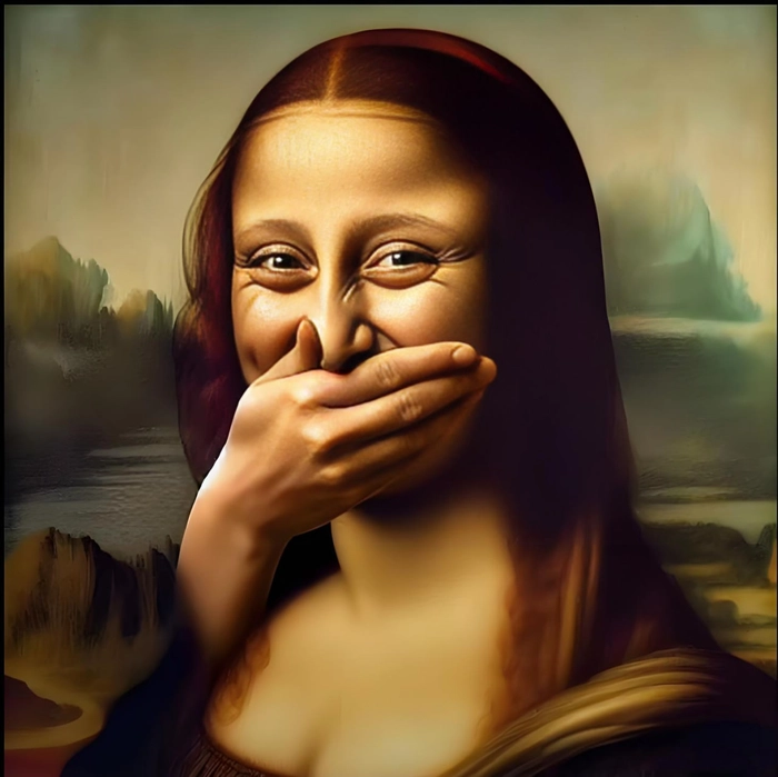 Meme Mona Lisa troll hài hước lan truyền