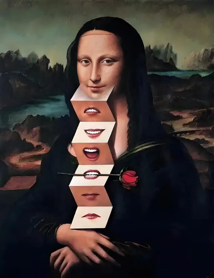 Meme Monalisa chế troll cực chất