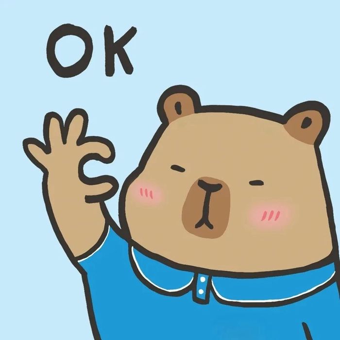 Meme capybara cute dễ thương