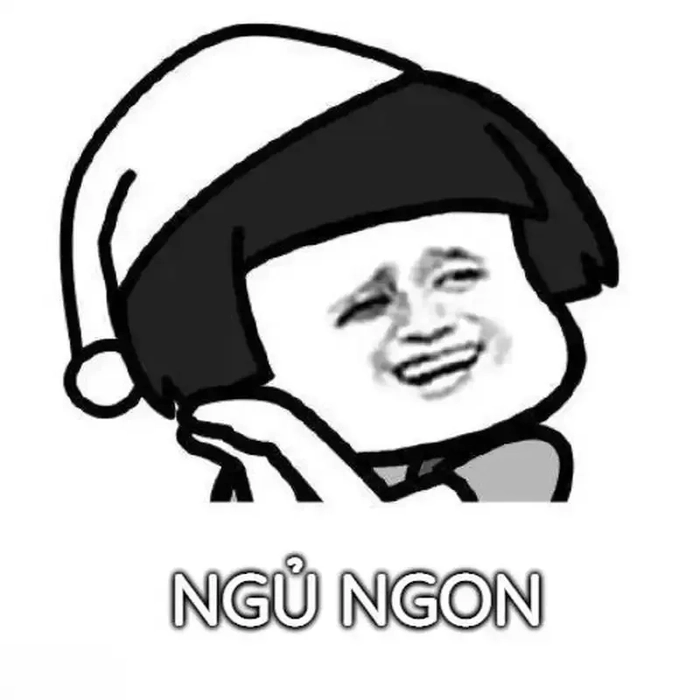 Meme chúc ngủ ngon ngọt ngào dễ thương