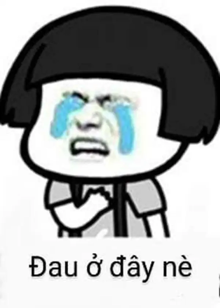 Meme đau ở đây này hài hước