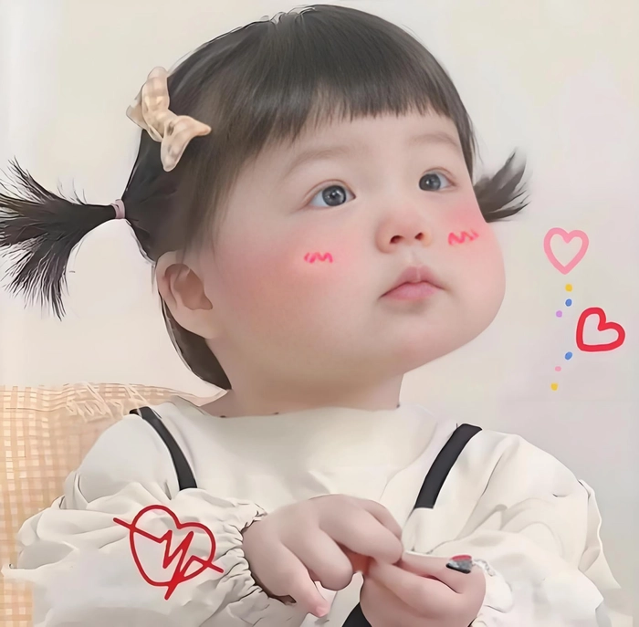 Meme em bé dễ thương gây bão mạng