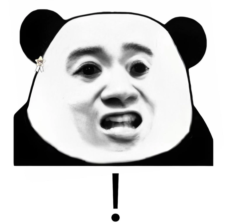 Meme gấu trúc kinh dị châm biếm
