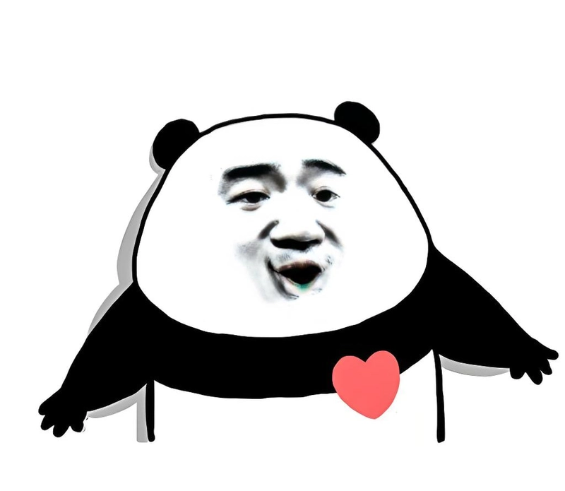 Meme gấu trúc yêu siêu ngọt ngào