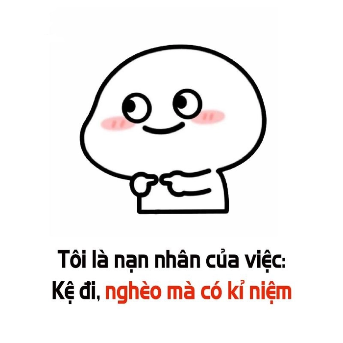 Meme hết tiền hài hước bá đạo