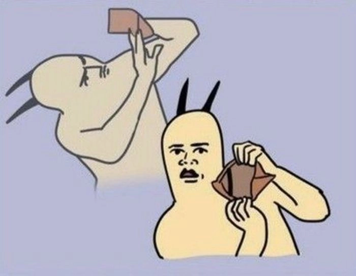 Meme không có tiền troll vui nhộn
