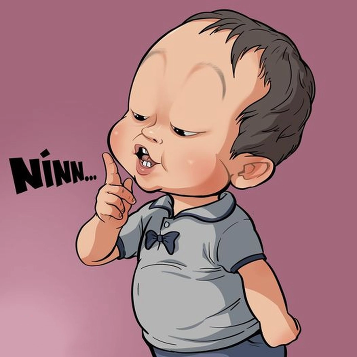 Meme nín em bé cực hot mạng xã hội