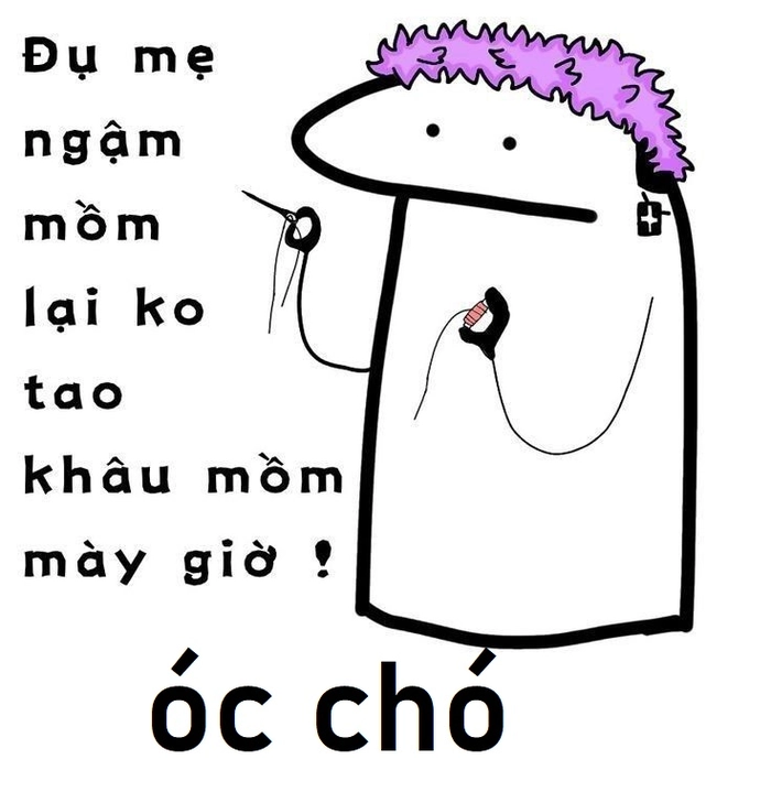 Meme óc chó hài hước bá đạo