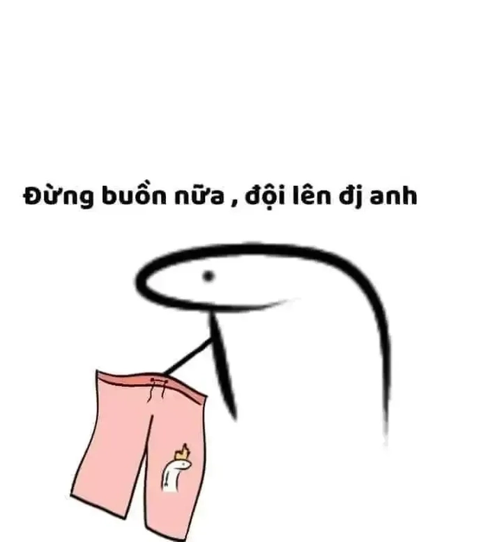 Meme quần nè đội đi hài hước