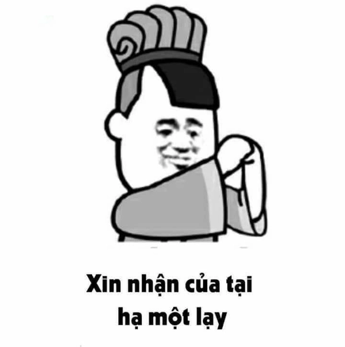 Meme quỳ gối siêu bá đạo