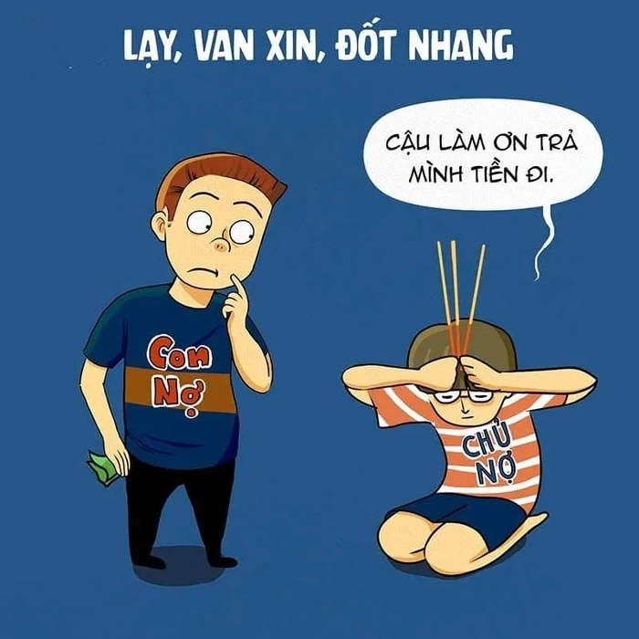 Meme quỳ xuống cực bá đạo