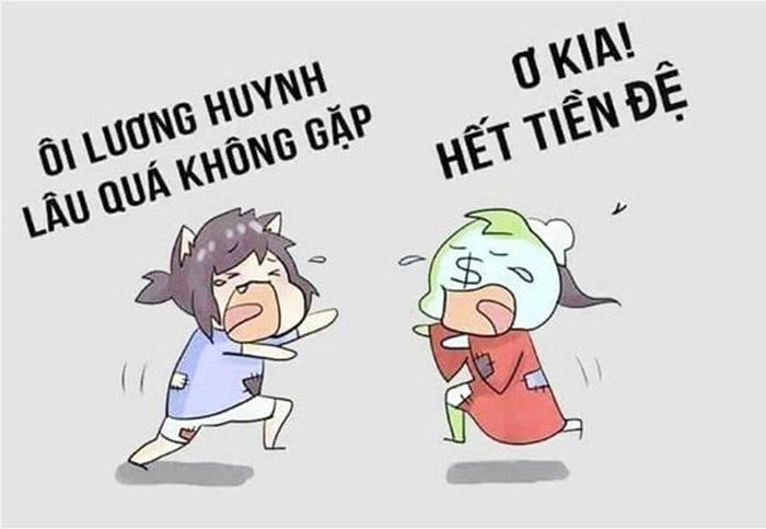 Meme tiền đâu nổi bật cực hot