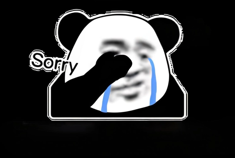 Meme xin lỗi gấu trúc siêu lầy