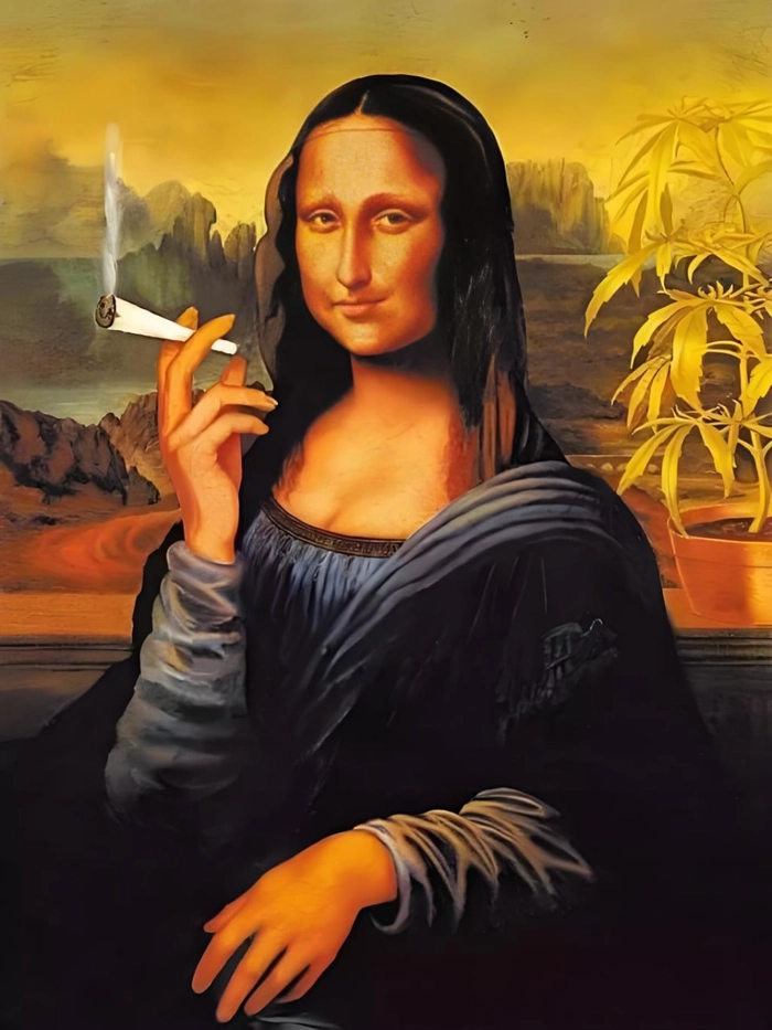 Mona Lisa meme dí dỏm siêu vui nhộn
