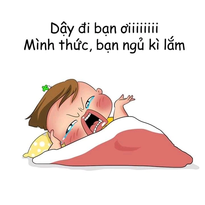Quỳnh Aka mệt mỏi đáng yêu