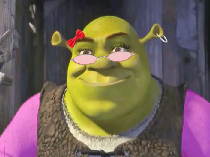 Shrek quái vật xanh meme chế bá đạo