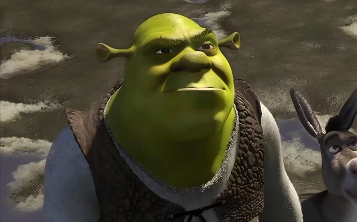 Shrek quái vật xanh meme chế hài hước