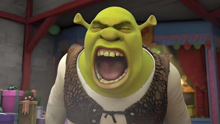 Shrek quái vật xanh meme chế vui