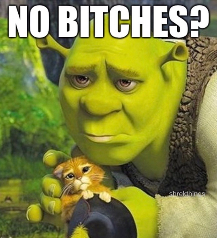Shrek quái vật xanh meme lầy lội