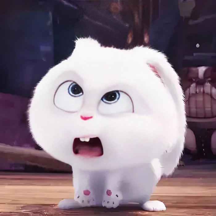 Thỏ Snowball cute siêu lầy
