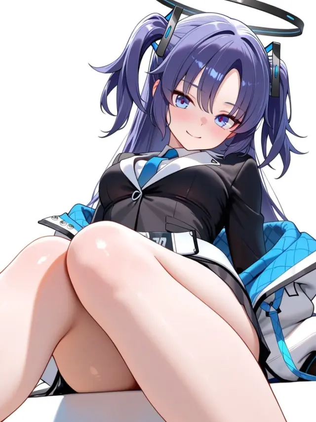 Hình nền Blue Archive Yuuka sắc sảo